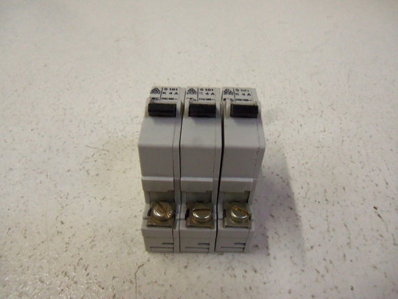 LOT OF 3 STOTZ-KONTAKT CIRCUIT BREAKER  S181-K4A *USED*