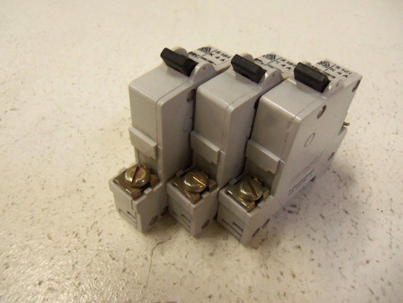 LOT OF 3 STOTZ-KONTAKT CIRCUIT BREAKER  S181-K4A *USED*