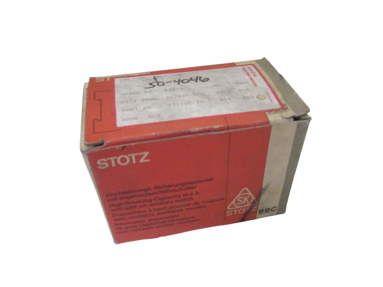 LOT OF 3 STOTZ S212DC-Z0,5 CIRCUIT BREAKER NSMP
