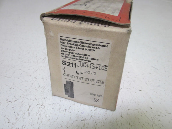 LOT OF 3 STOTZ S212DC-Z0,5 CIRCUIT BREAKER NSMP