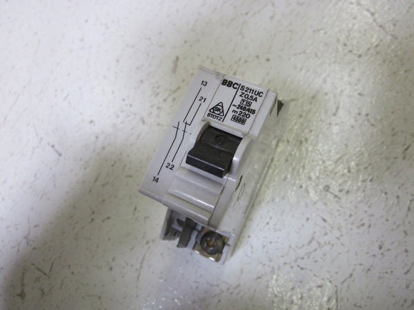 LOT OF 3 STOTZ S212DC-Z0,5 CIRCUIT BREAKER NSMP
