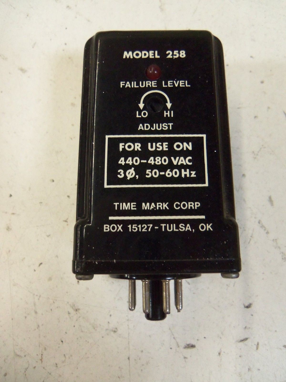 LOT OF 3 TIME  MARK 258 3 PHASE POWER MOTOR *USED*