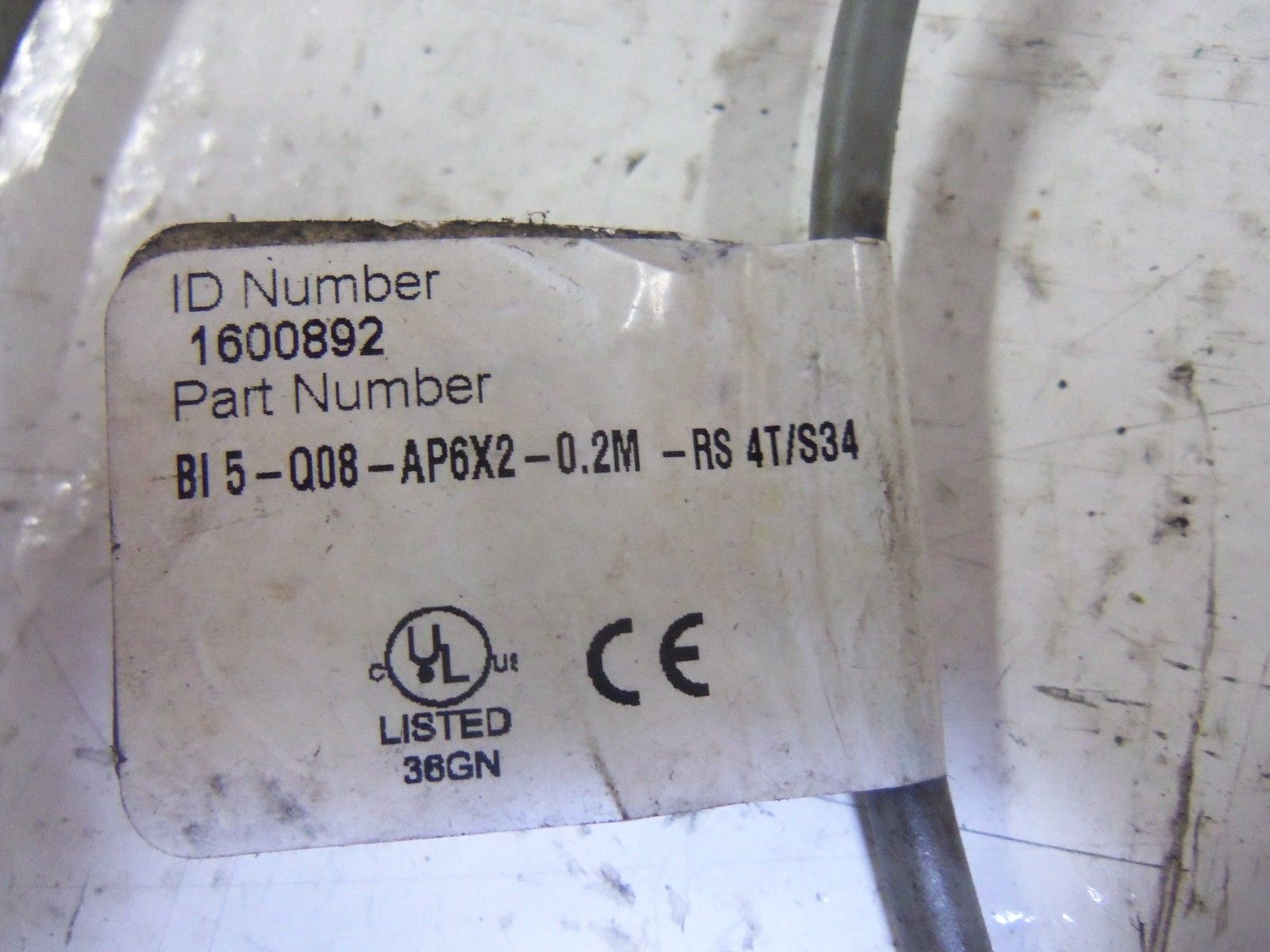 TURCK BI5-Q08-AP6X2-0.2M-RS4T/S34 INDUCTIVE SENSOR UNMP
