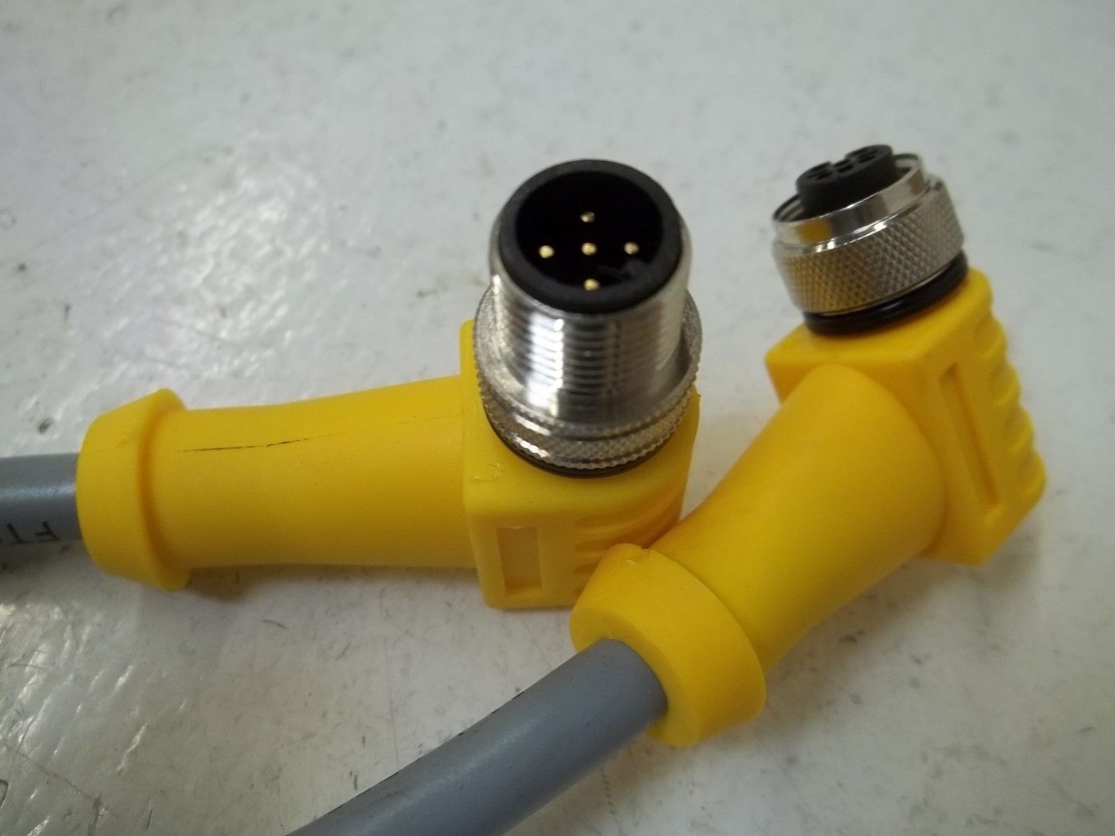 LOT OF 3 TURCK WKS4.5T-1.3-WSS4.5T EUROFAST MOLDED CORDSET UNMP