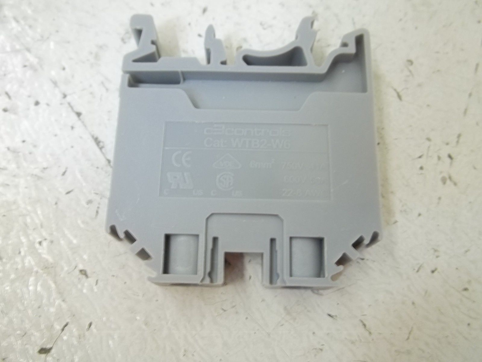 LOT OF 40 CE CONTROLS WTB2-W6 TERMINAL CONNECTORS NSMP