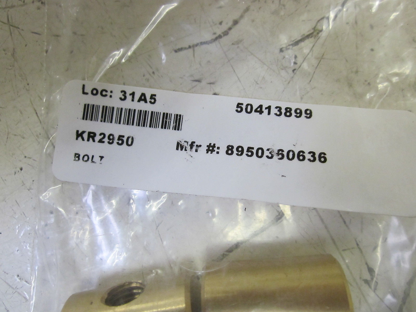 LOT OF 4 8950360636 BOLT NSMP