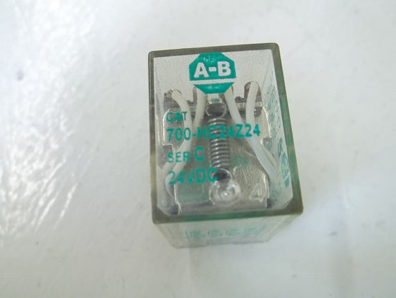 ALLEN BRADLEY 700-HC24Z24 SER.C RELAY 24VDC *USED*