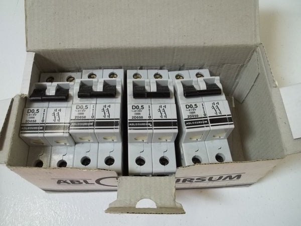 LOT OF 4 ALTECH CORP. 2D0.5U CIRCUIT BREAKER NSMP