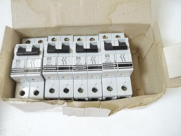 LOT OF 4 ALTECH CORP. 2D3.0U CIRCUIT BREAKER NSMP