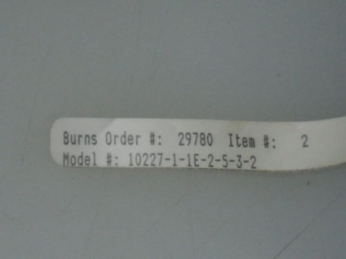 LOT OF 4 BURNS ENGIINEERING 10227-1-1E-2-5-3-2 *USED*