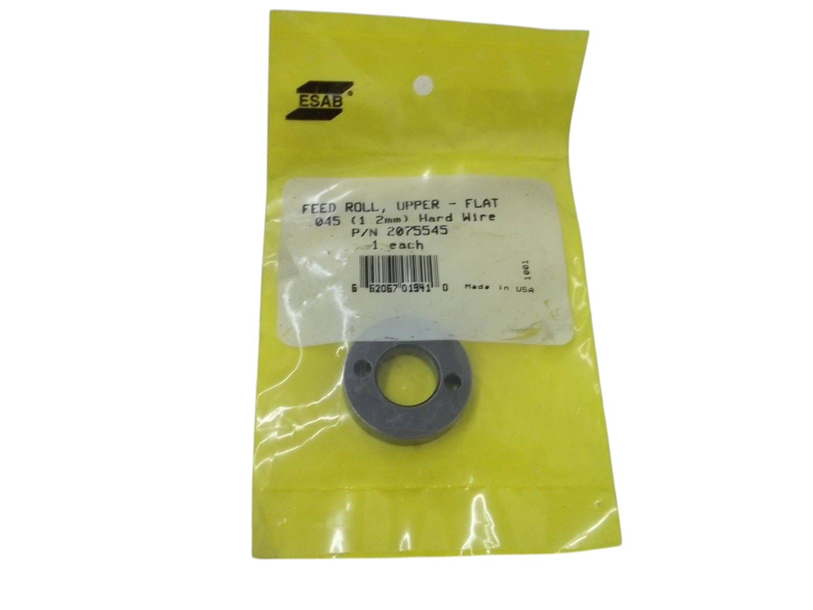 ESAB 2075545 FEED ROLL, UPPER-FLAT .045 HARD WIRENSMP