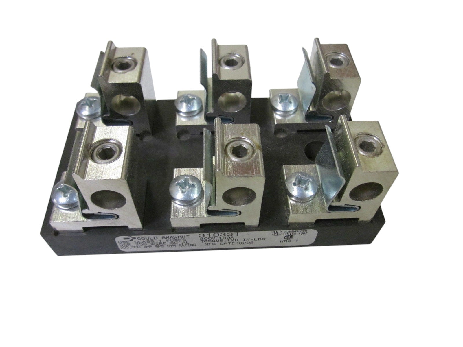 LOT OF 4 GOULD 31033T FUSE BLOCK NSMP