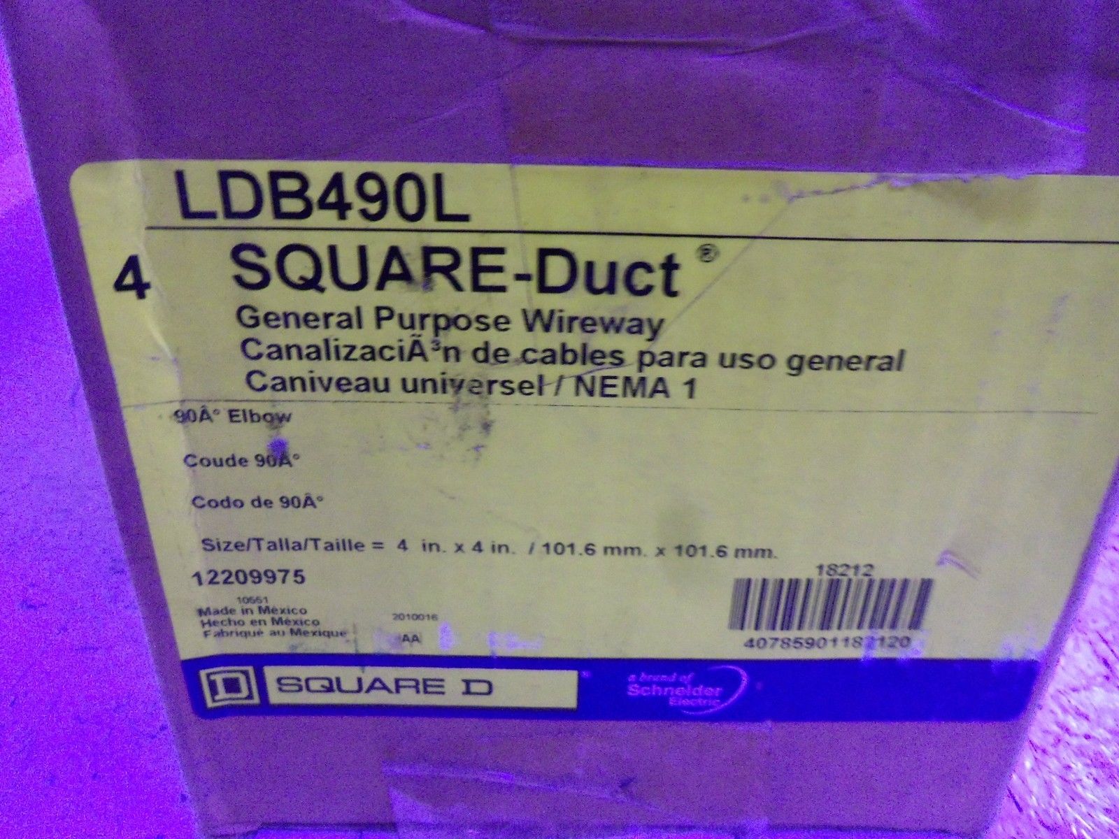 LOT OF 4 LDB490L WIRE WAY NSMP