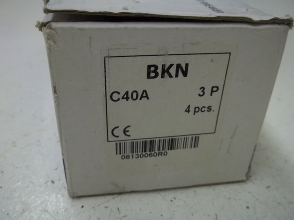 LOT OF 4 LS SYSTEMS C40A CIRCUIT BREAKER BKN3PC40A NSMP