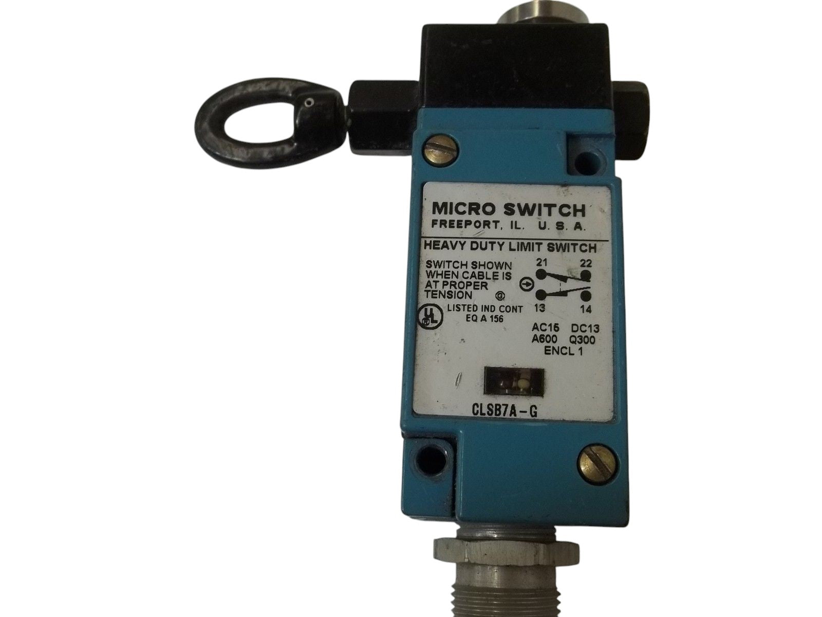 LOT OF 4 MICROSWITCH CLSB7A-G UNMP