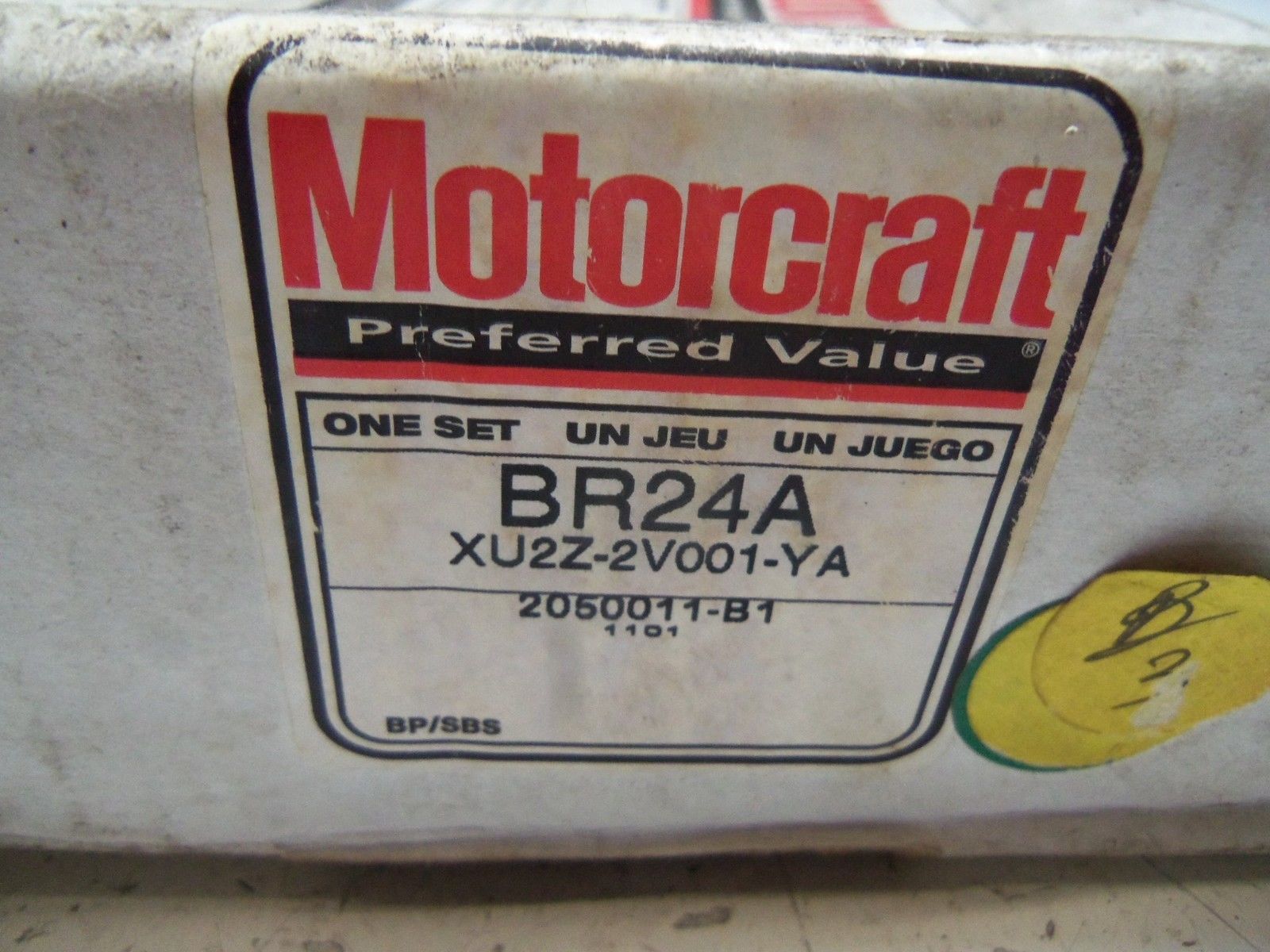 LOT OF 4 MOTORCRAFT BR24A BRAKE PADS NSMP
