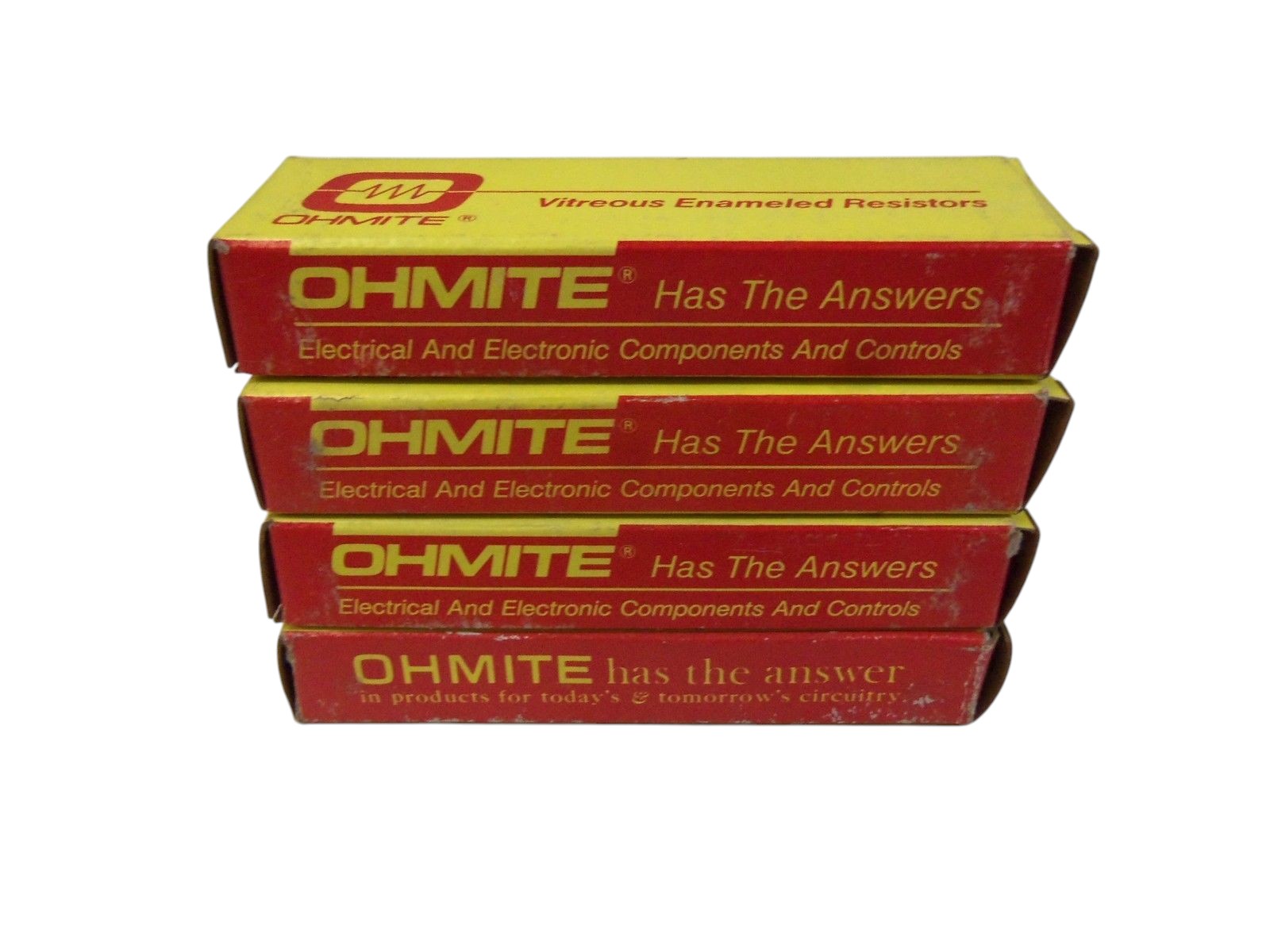 LOT OF 4 OHMITE 0578 D50K5K0 RESISTOR 5000 OHMS NSMP