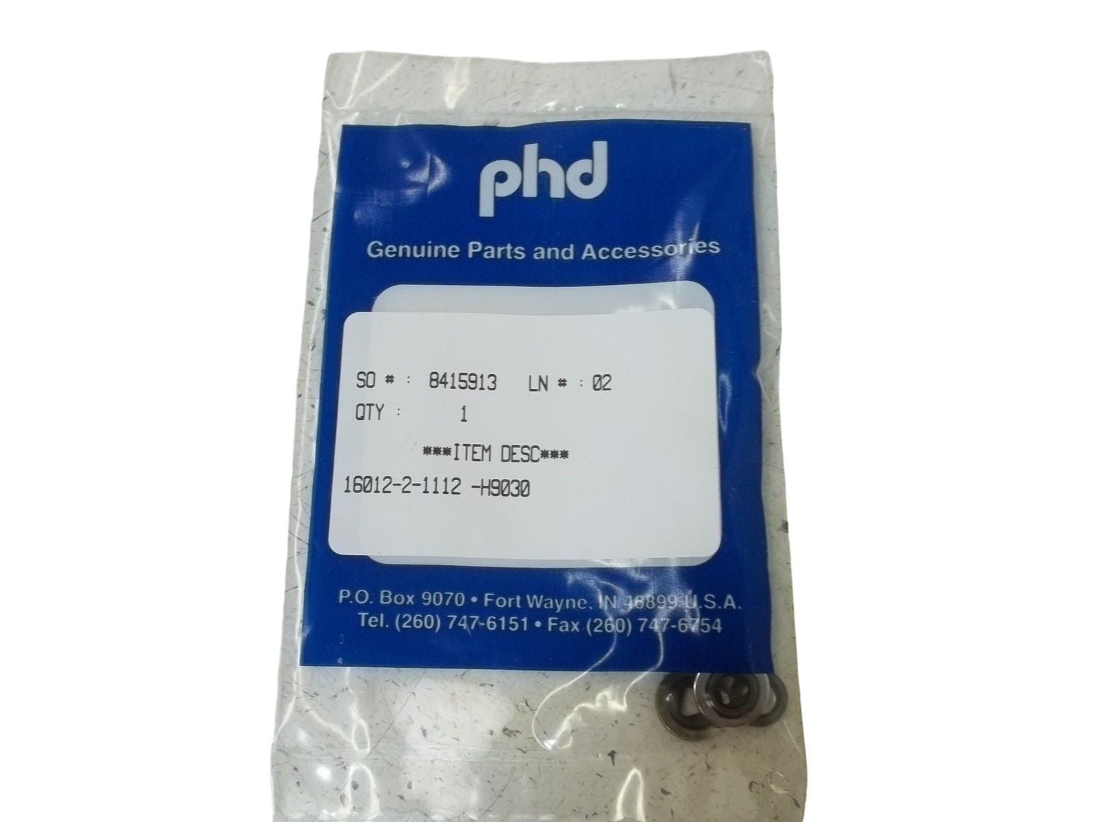 LOT OF 3 PHD 16012-2-1112-H9030 NSMP