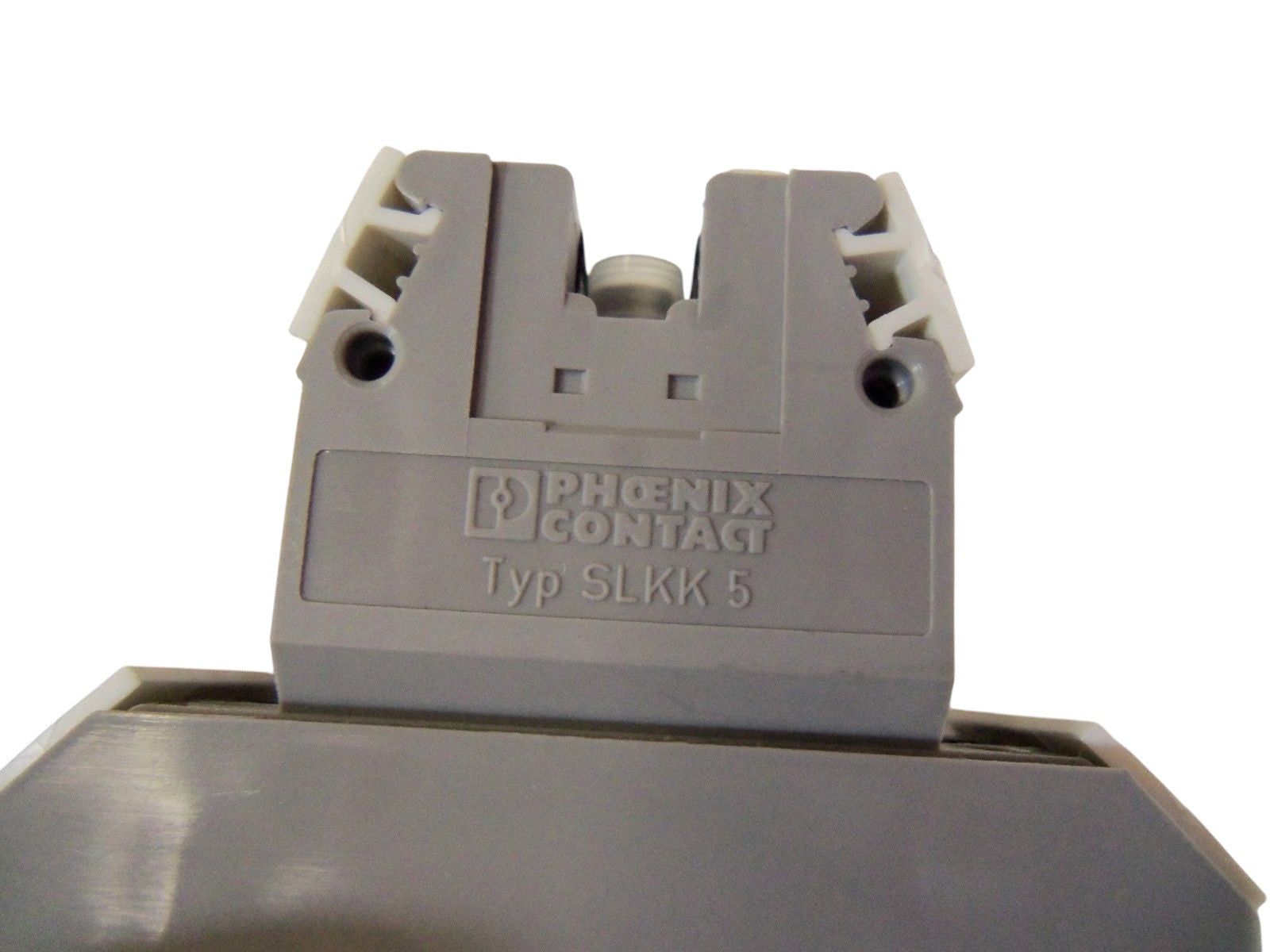 LOT OF 4 PHOENIX CONTACT TERMINAL BLOCK W/ 2 COVERS SLKK 5 NSNP