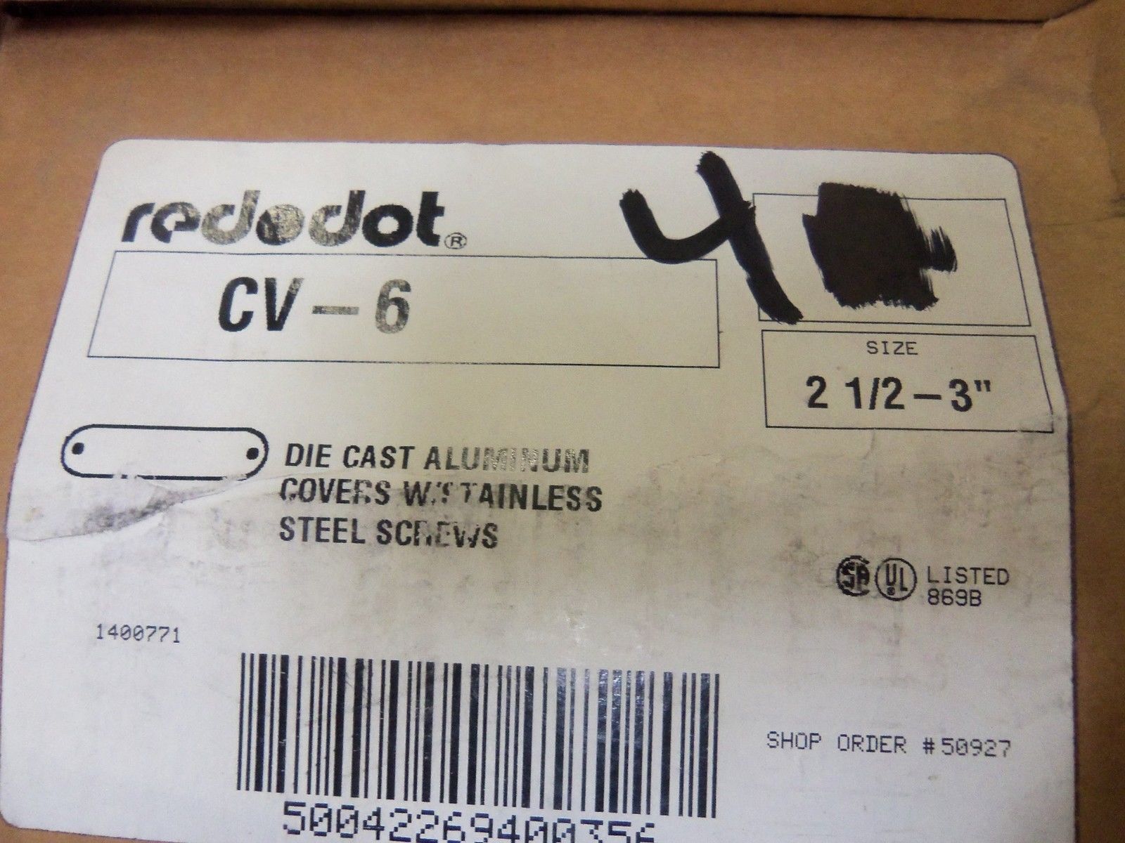 LOT OF 4 RED DOT CV-6 NSMP