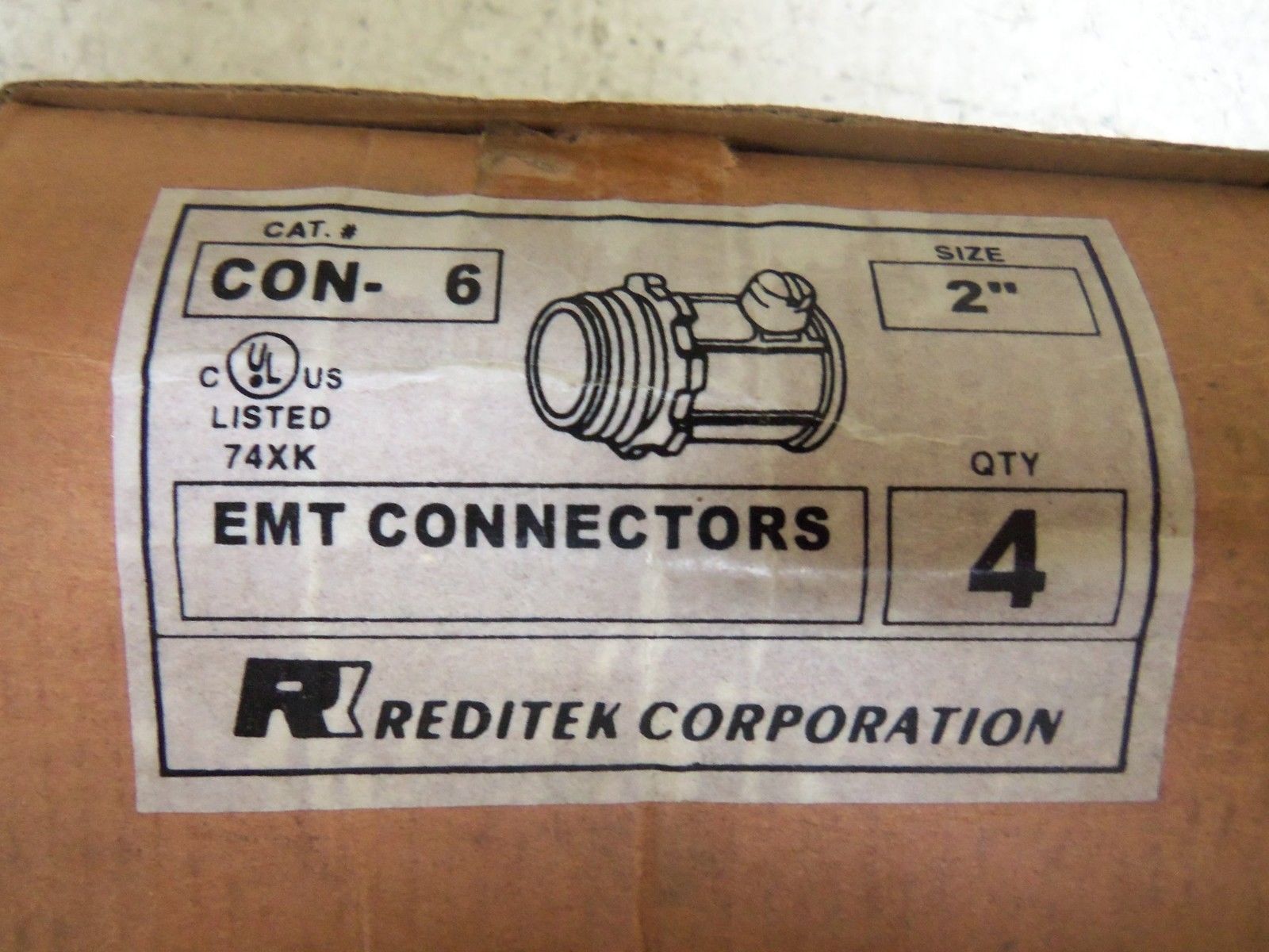 LOT OF 4 REDITEK CON-6 CONNECTOR NSMP