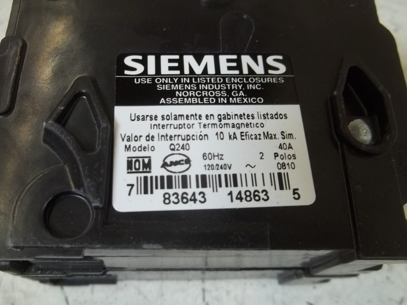 SIEMENS Q240 40A NSNP