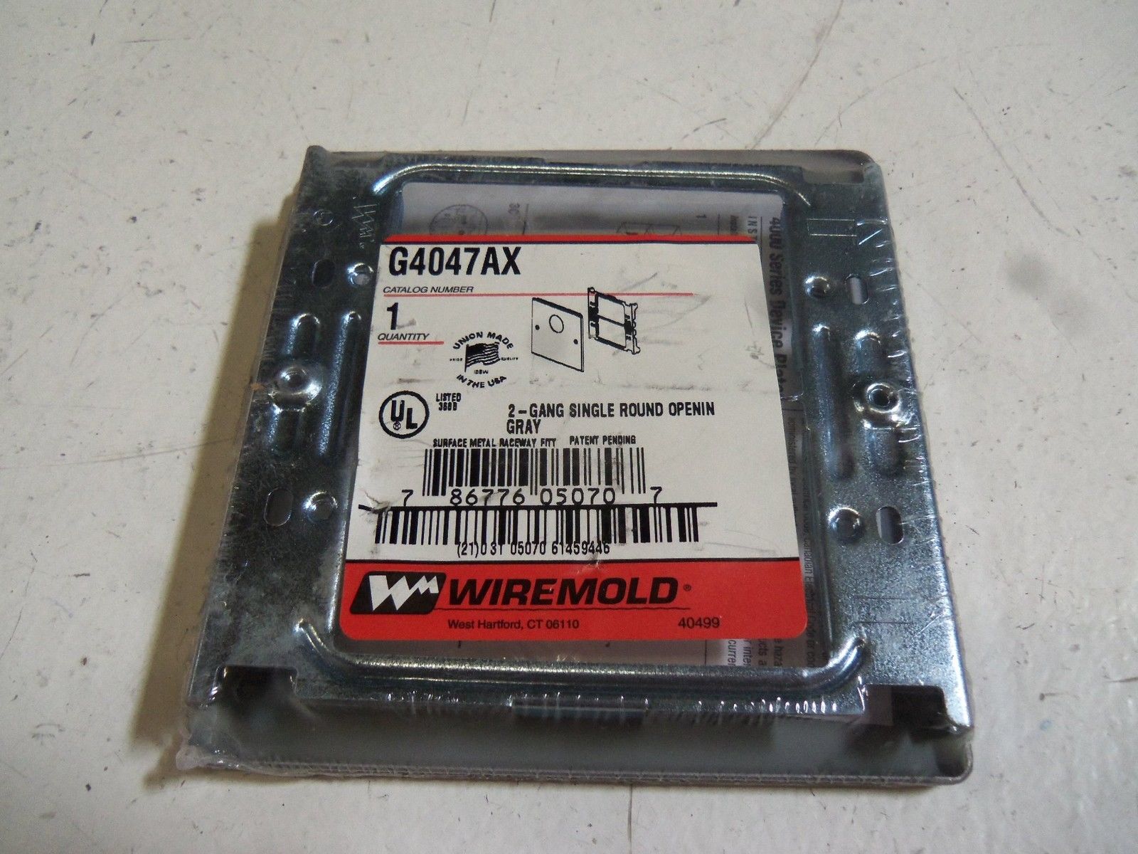 LOT OF 4 WIREMOLD 4001A NSMP