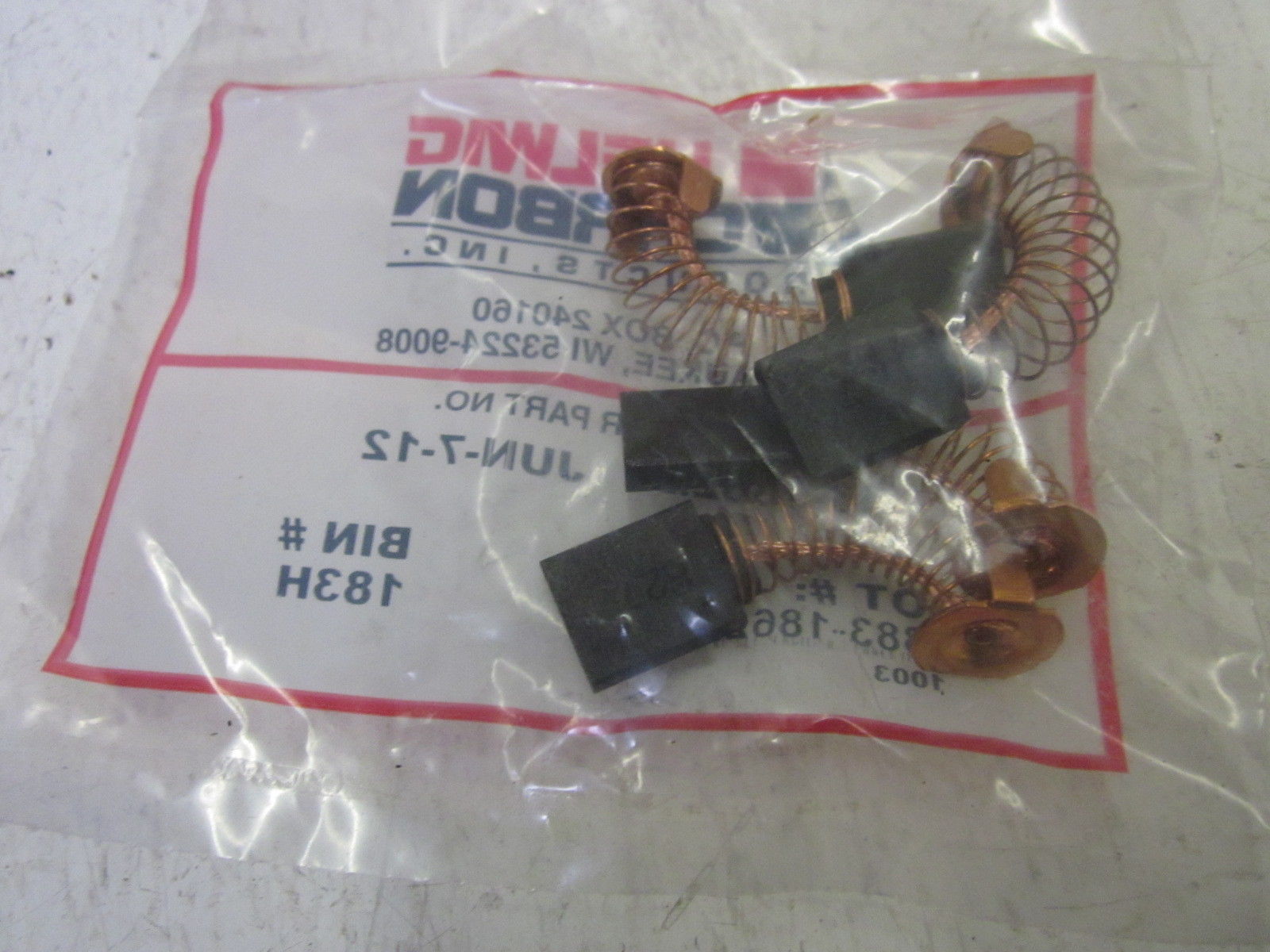 HELWIG CARBON 83-186221 CARBON BRUSH (PKG OF 4) *NEW IN FACTORY BAG*