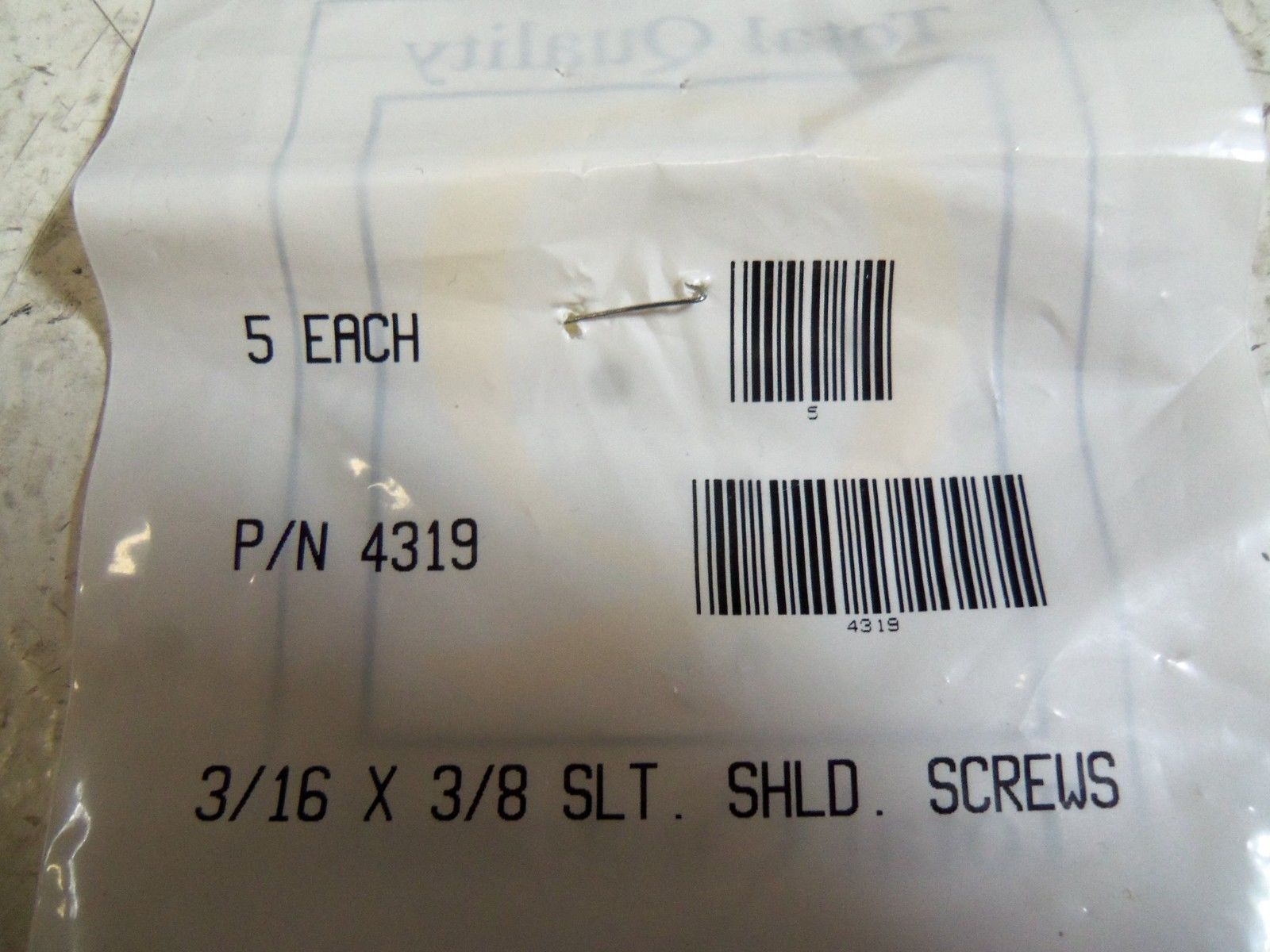 LOT OF 5 4319 SCREWS NSMP