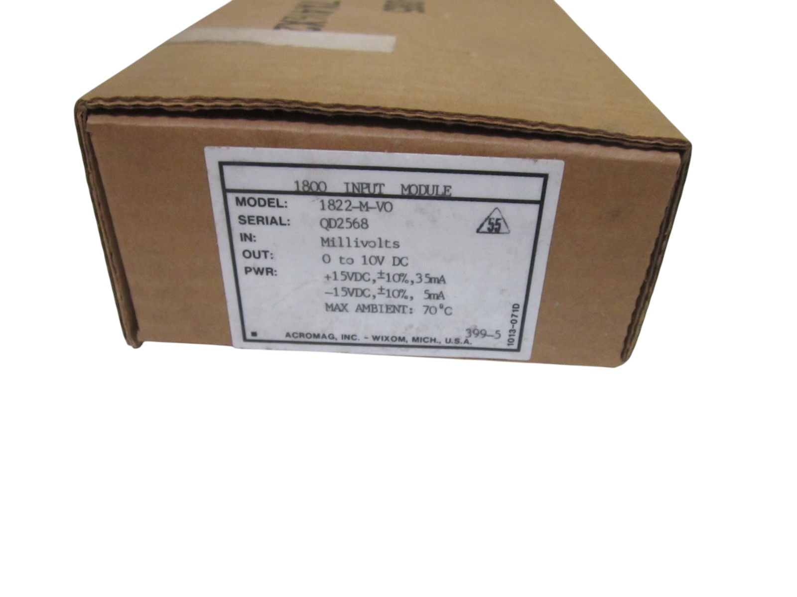 LOT OF 5 ACROMAG 1822-M-V0 SERIES 1800 INPUT MODULE NSMP