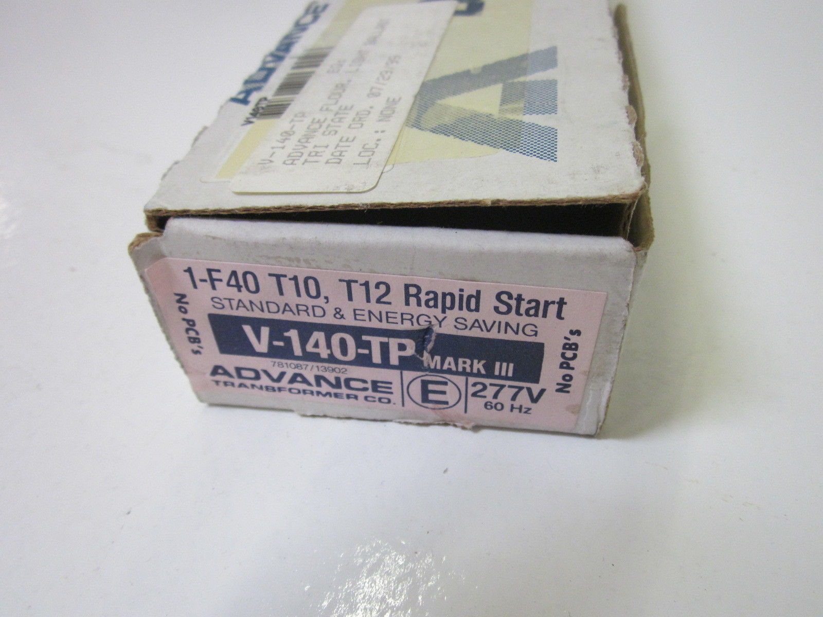 LOT OF 5 ADVANCE V-140-TP NSMP