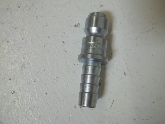 LOT OF 5 AMFLO CP5-44 PLUG 3/8" HOSE BARB *NEW NO BOX*