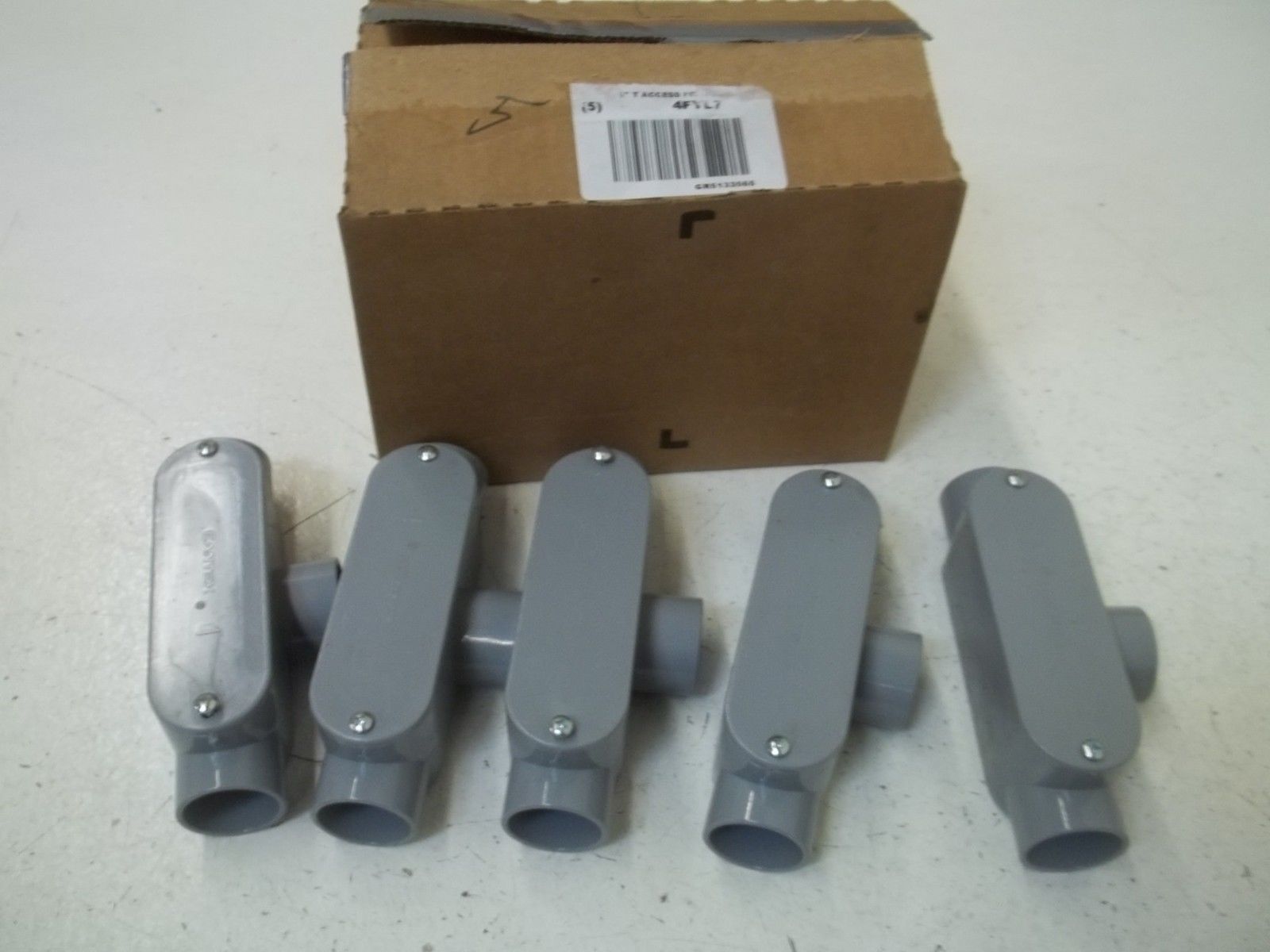 LOT OF 5 CANTEX 1" T ACCESS FITTING CONDUIT BODY  NSMP