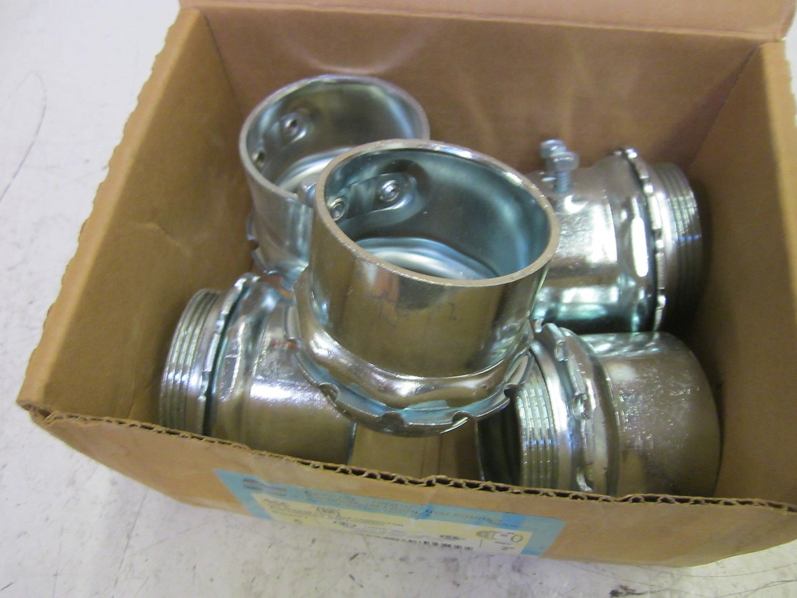 LOT OF 5 CROUSE-HINDS 445 SET SCREW TYPE BOX CONN. 2" NSMP