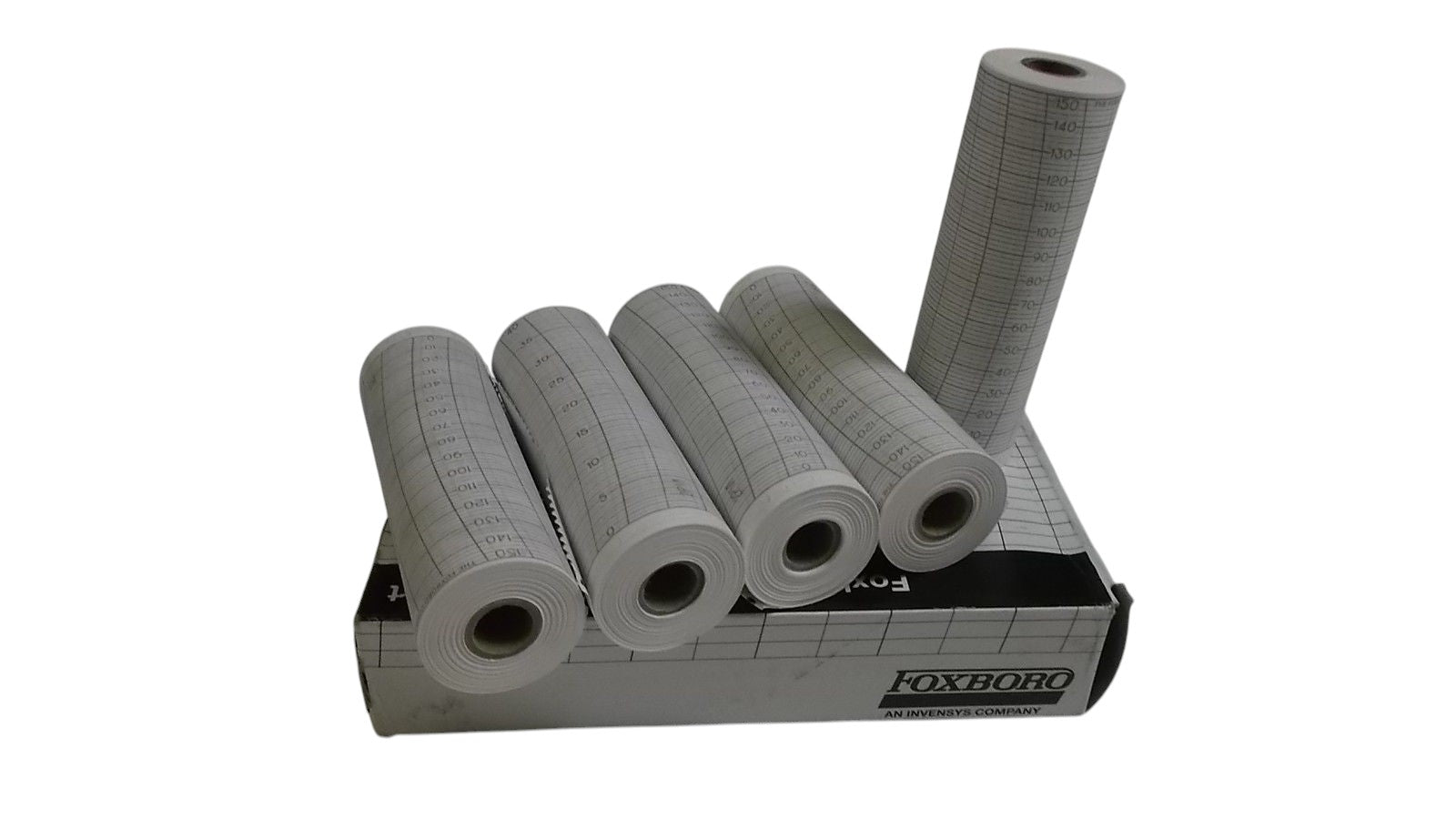 LOT OF 5 FOXBORO GRAPH CHART PAPER ROLL 56258-T NSMP