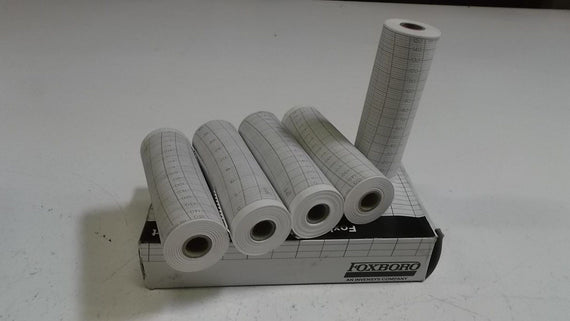 LOT OF 5 FOXBORO GRAPH CHART PAPER ROLL 56258-T *NEW IN BOX*