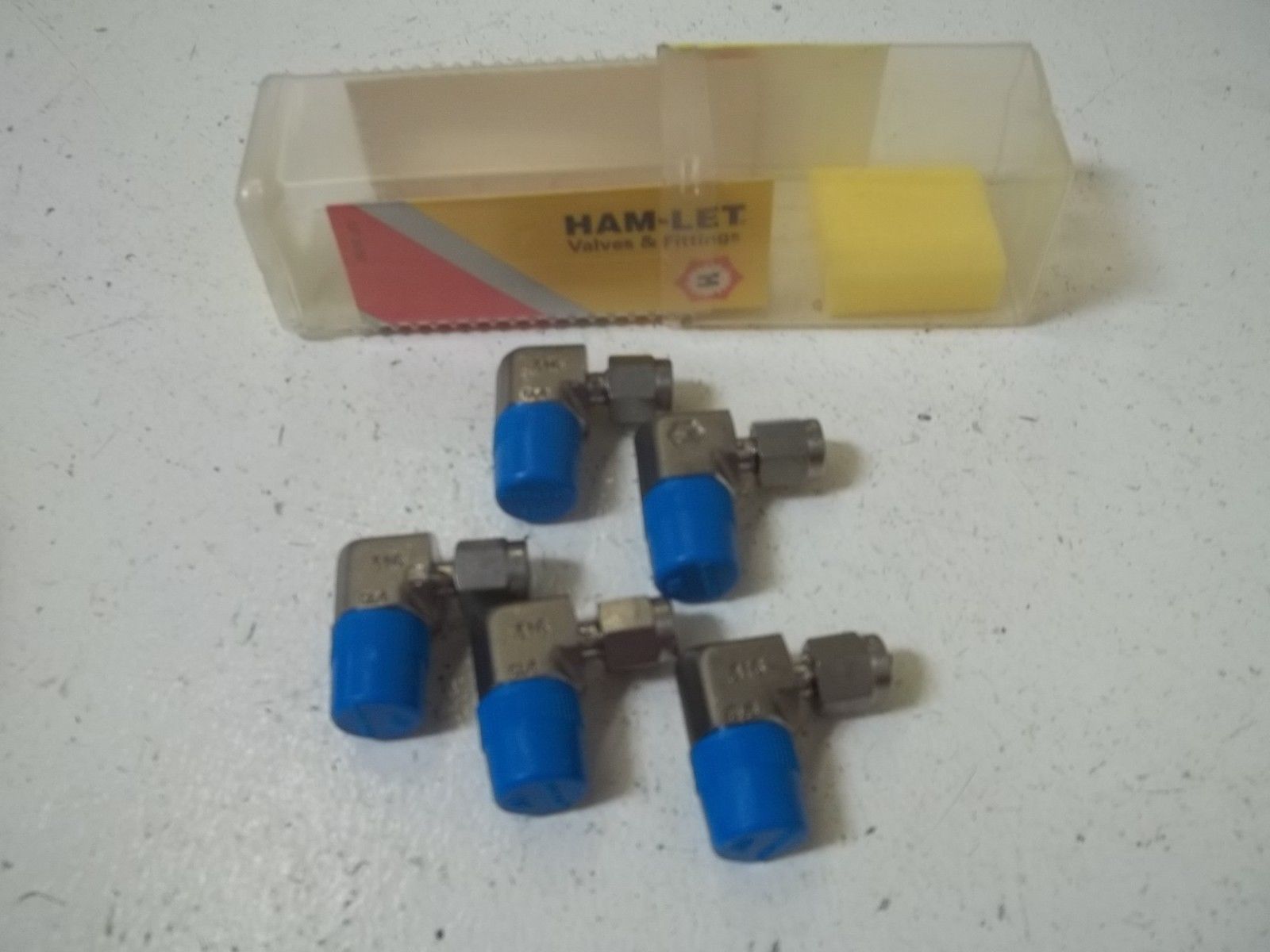 LOT OF 5 HAM-LET 769L 1/8" X 1/4"  ELBOW FITTING NSMP