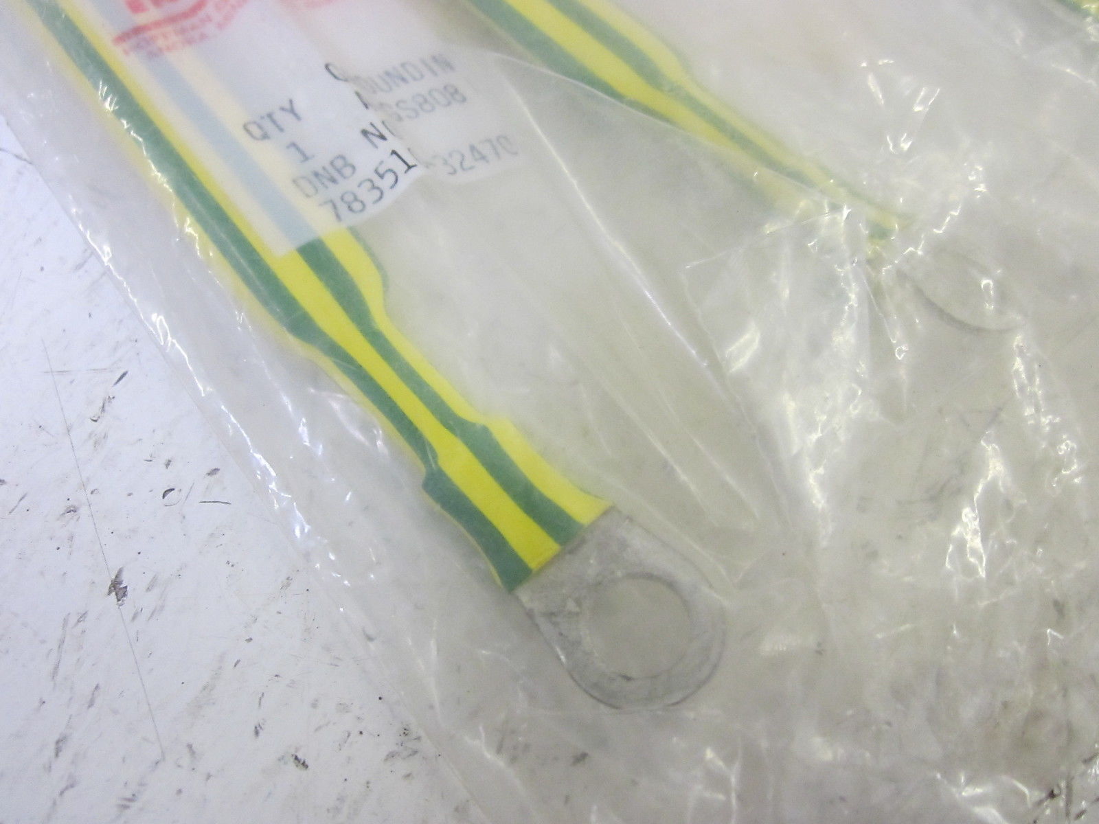 LOT OF 5 HOFFMAN A-GS808 GROUNDING STRAP NSMP