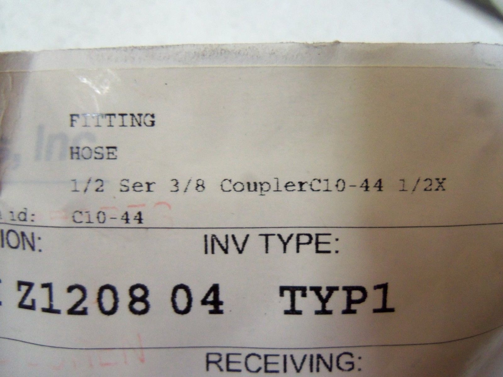 LOT OF 5 HOSE FITTING 1/2" X 3/8 " COUPLER C10-44 NSNP