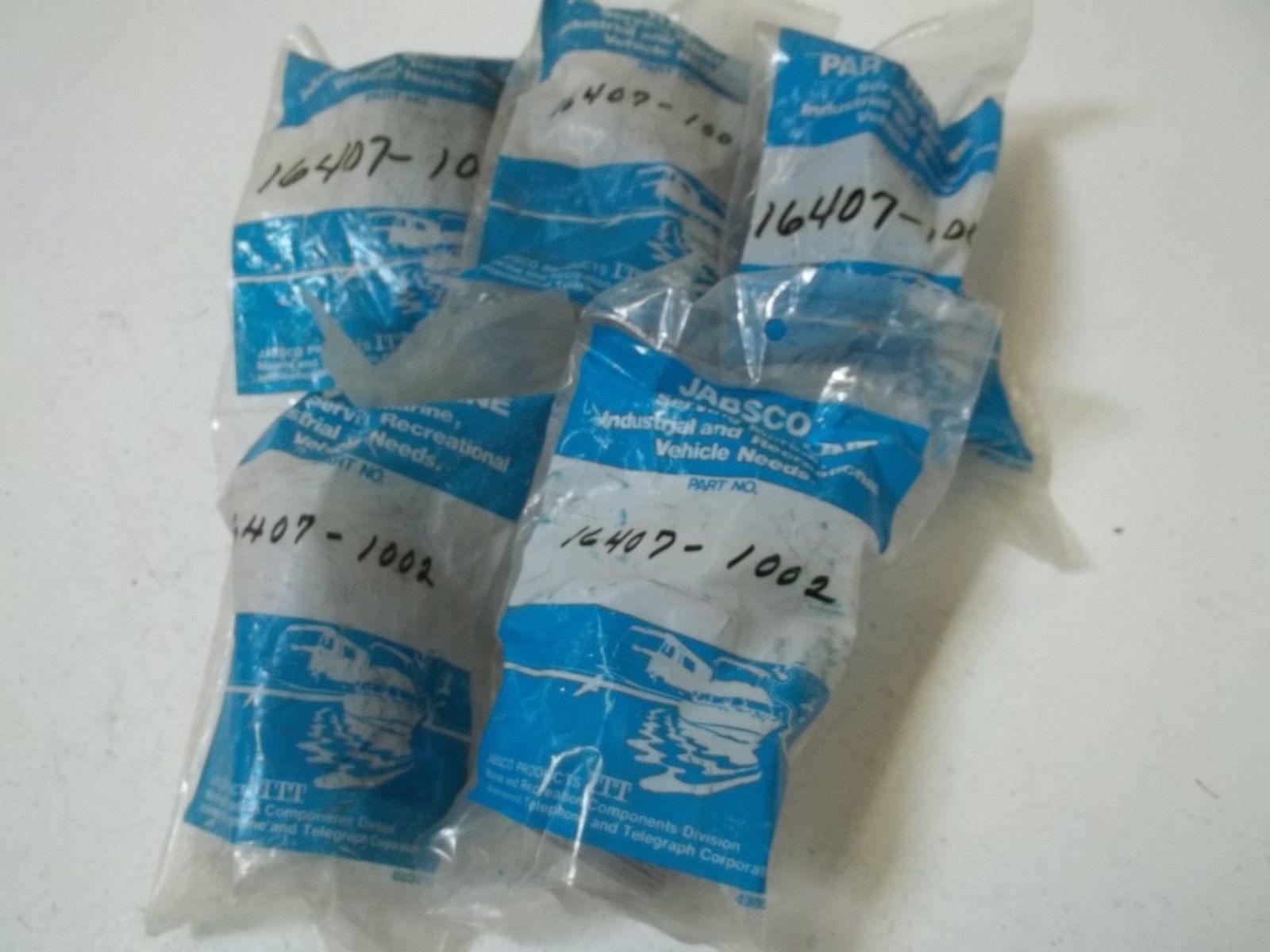 LOT OF 5 JABSCON 16407-1002 *NEW IN A FACTORY BAG*