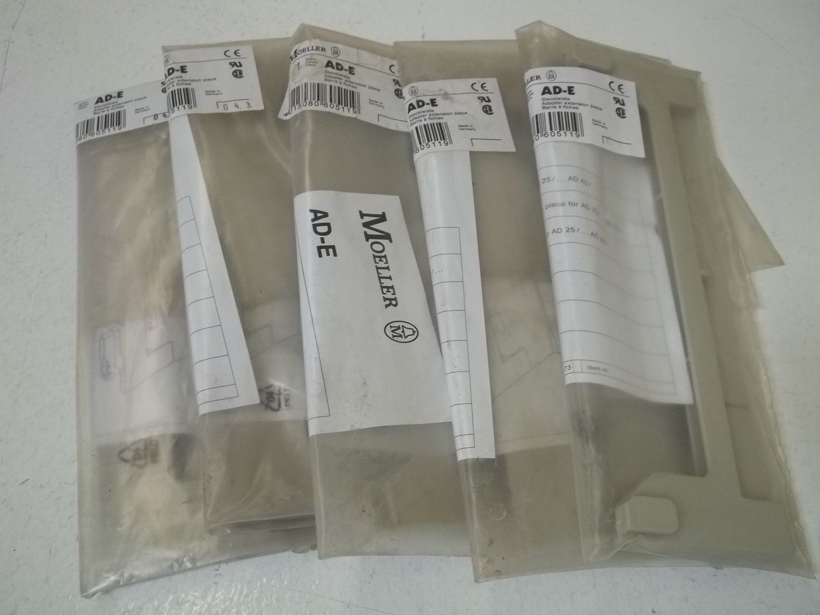 LOT OF  5 KLOCKNER-MOELLER AD-E ADAPTER EXTENSION PIECE NSMP