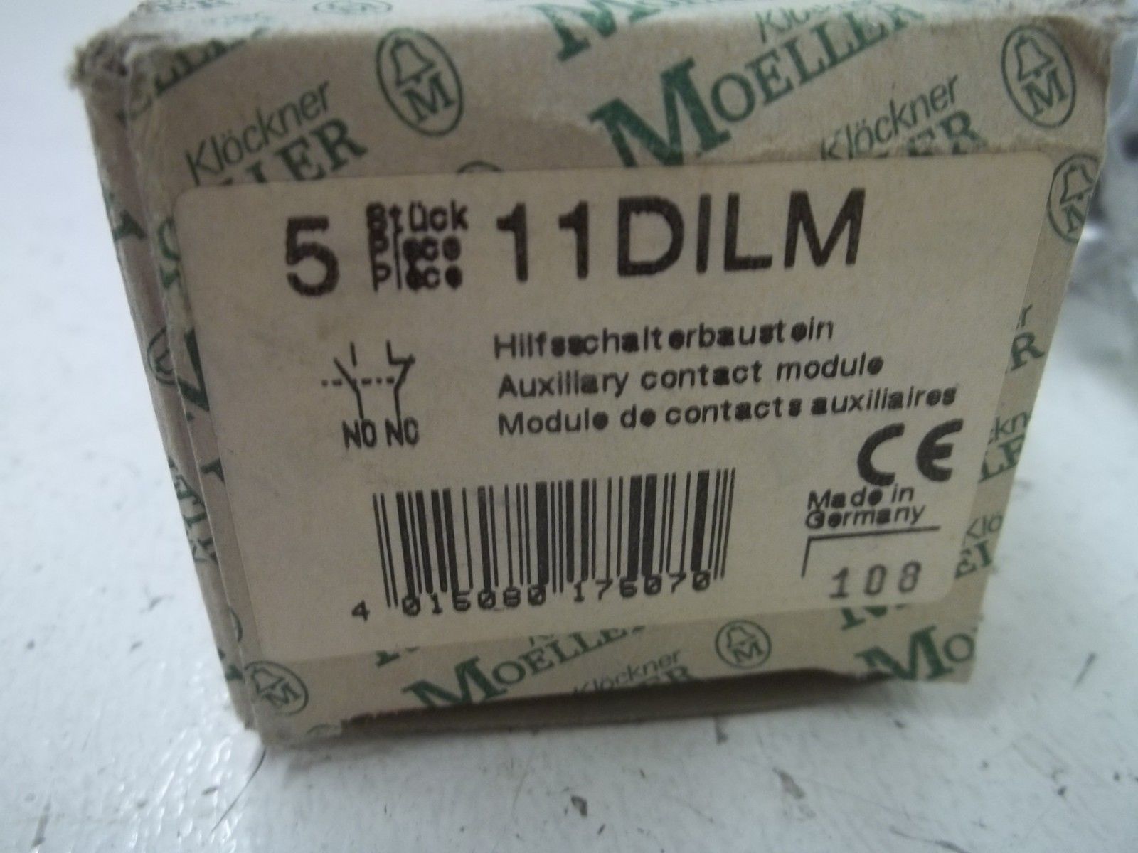 LOT OF 5 KLOCKNER-MOELLER RWK3R SELECTOR SWITCH NSMP
