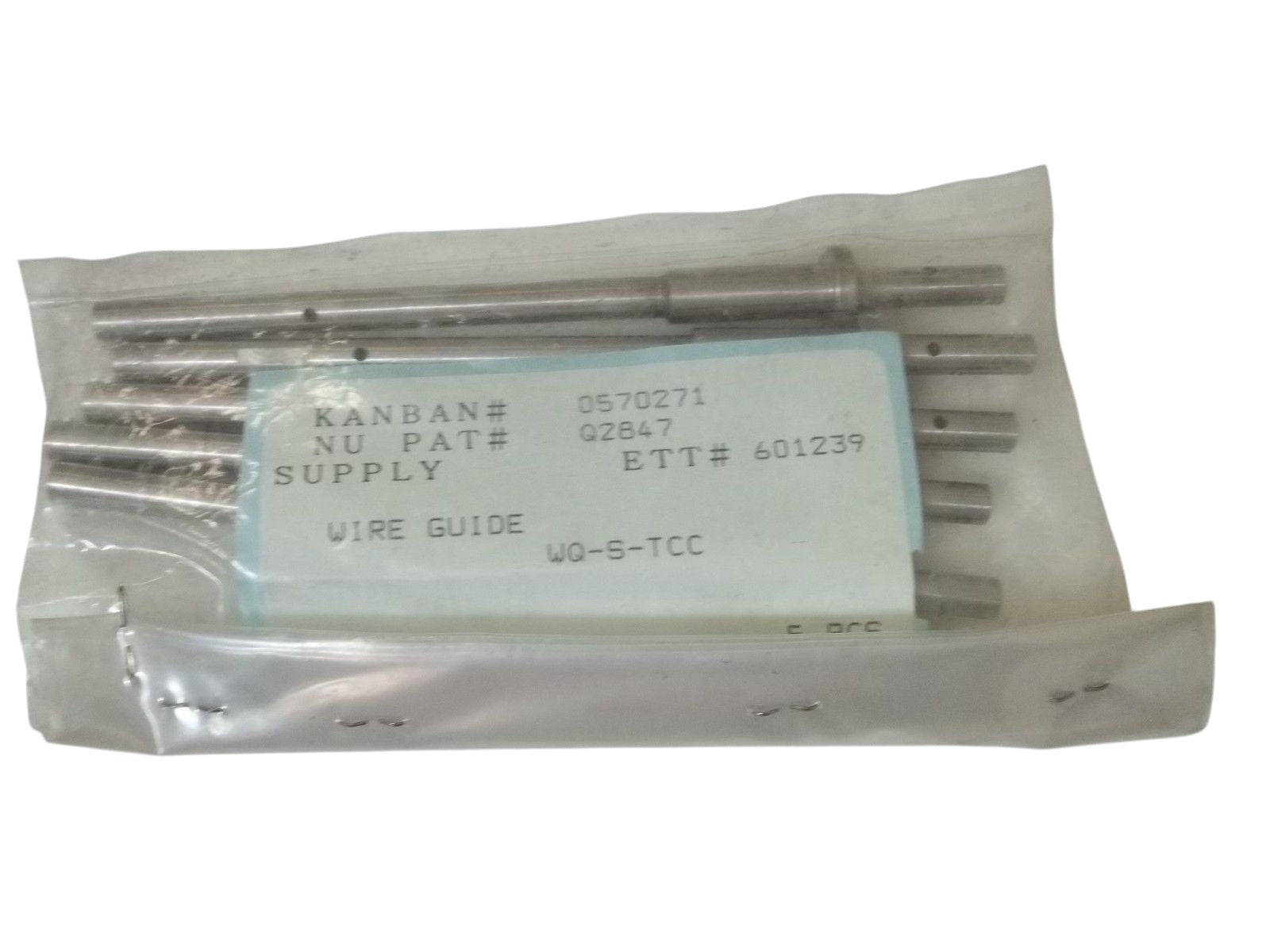 LOT OF 5 NUMMI WQ-S-TCC WIRE GUIDE NSMP