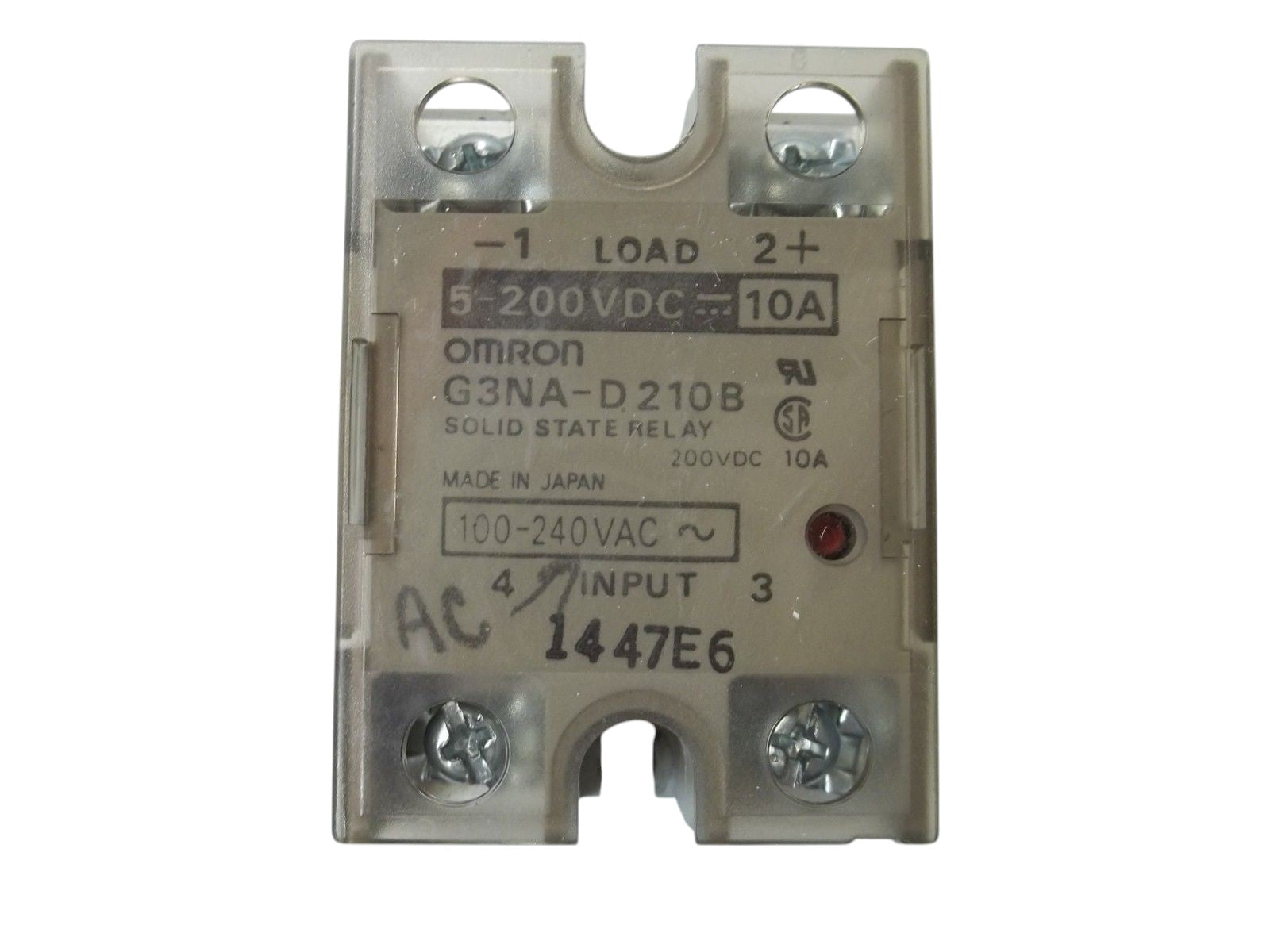 LOT OF 5 OMRON G3NA-D210B SOLID STATE RELAY UNMP