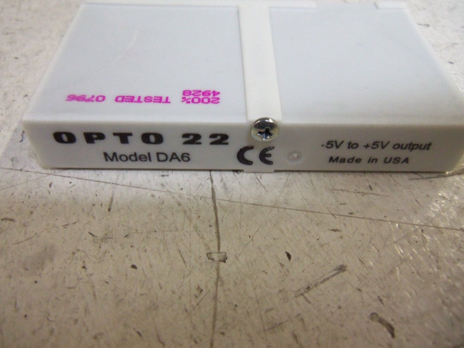 LOT OF 5 OPTO 22 DA6 *NEW*