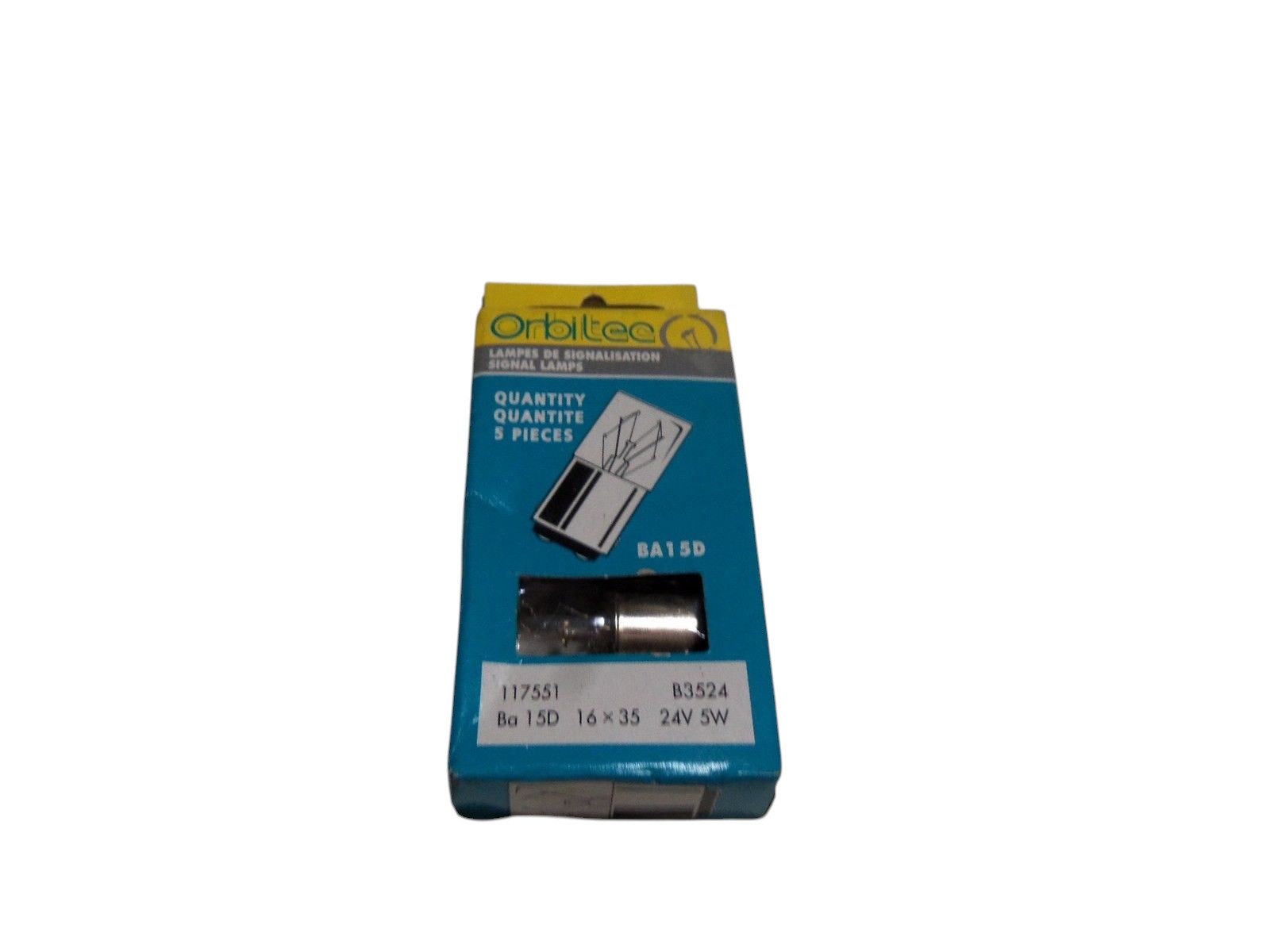 LOT OF 5 ORBITEC 117551 SIGNAL LAMPS NSMP