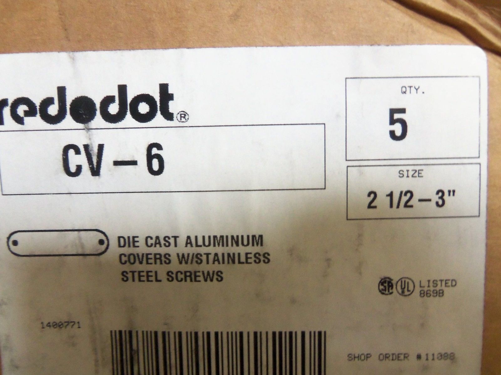LOT OF 5 RED DOT CV-6 (AS PICTURED) NSMP
