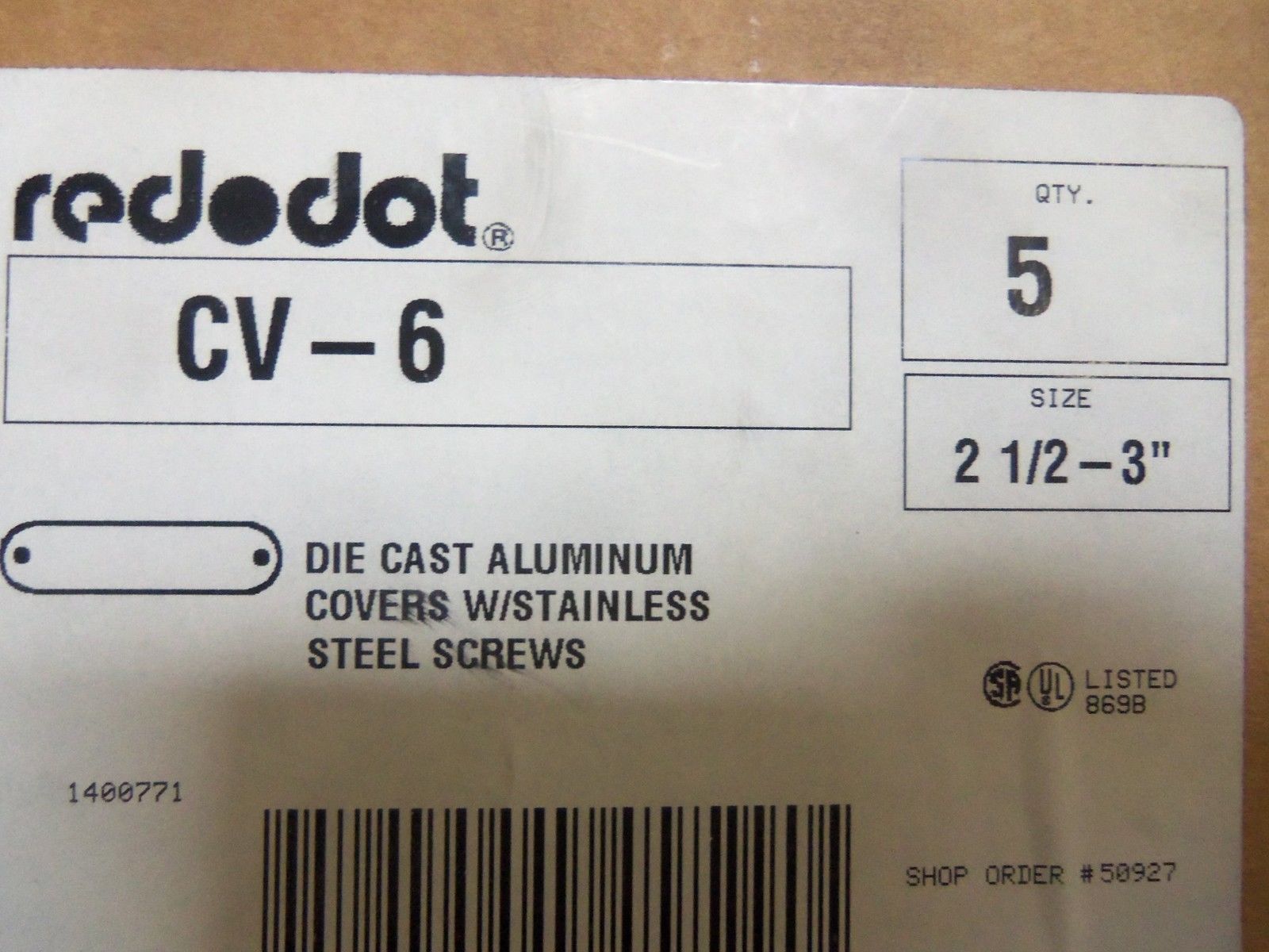 LOT OF 5 RED DOT CV-6 NSMP