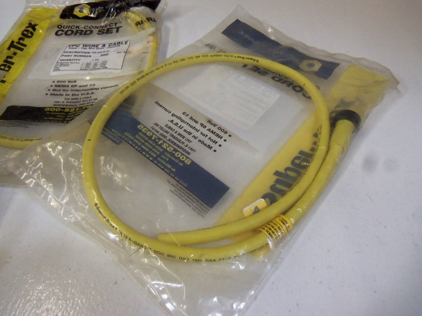 LOT OF 5 TPC WIRE & CABLE 84303 NSMP