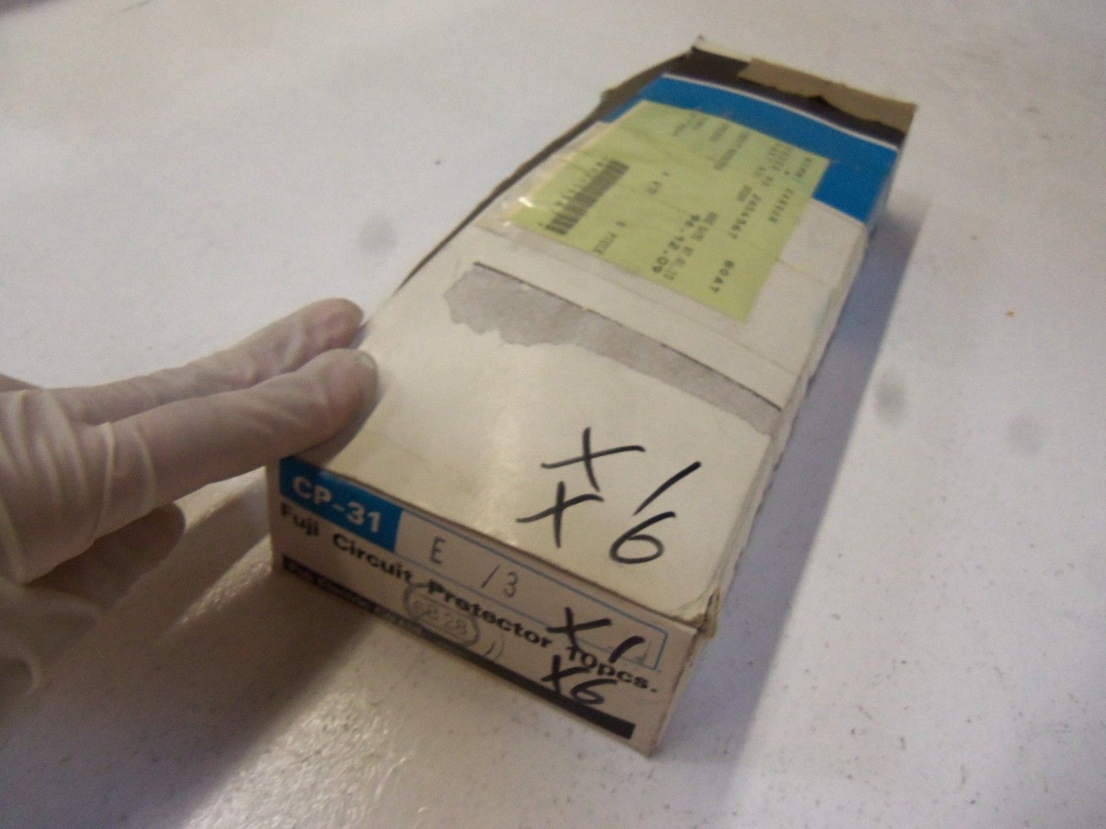 LOT OF 6 FUJI ELECTRIC CIRCUIT PROTECTOR CP-31E/3 *NEW IN BOX*